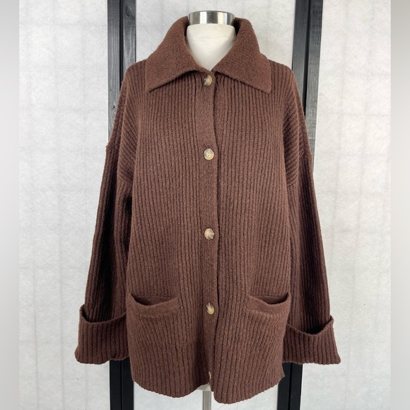Abercrombie & Fitch Brown Knit Sweater,All Products : American Fashion Style Bags On Sale